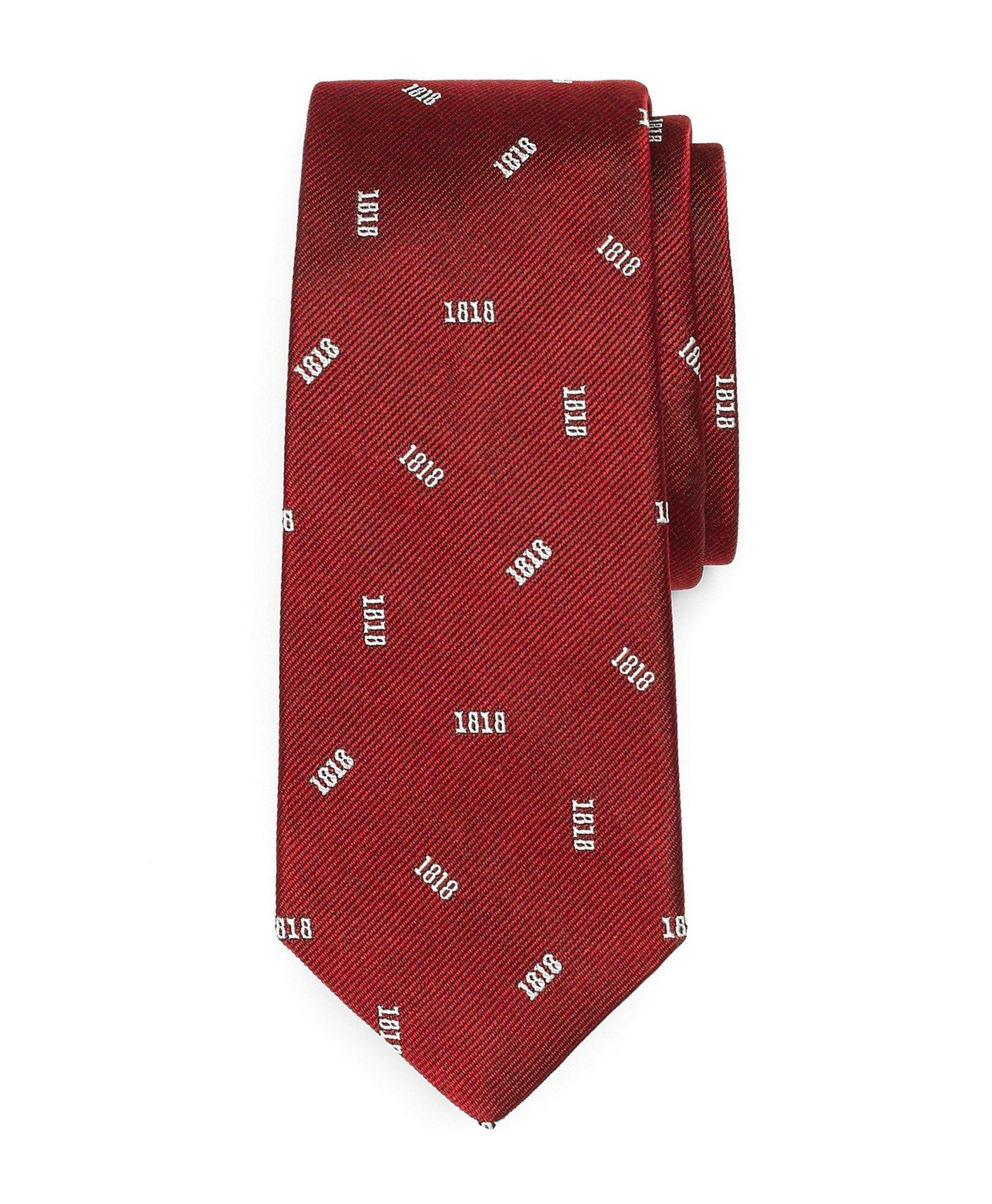 Brooks Brothers Boys Silk 1818 Tie | Red