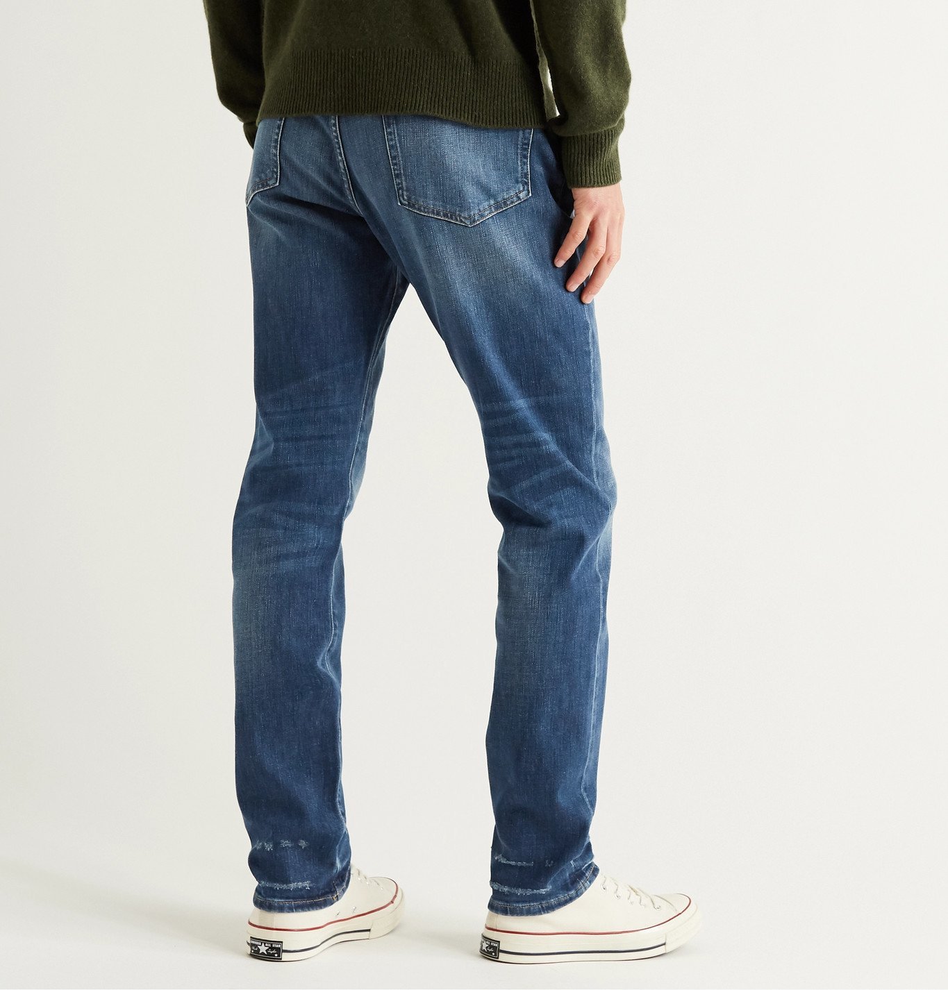 FRAME L'Homme Athletic Denim Jeans Blue Frame Denim