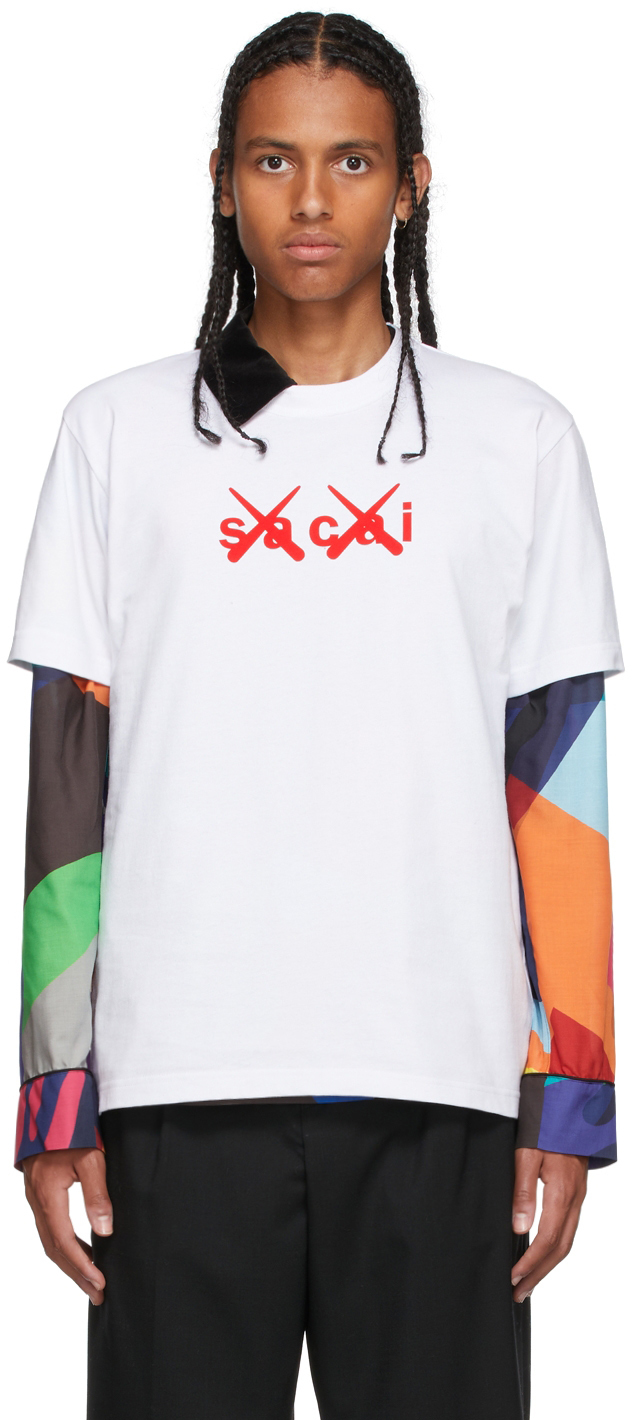 sacai kaws tee