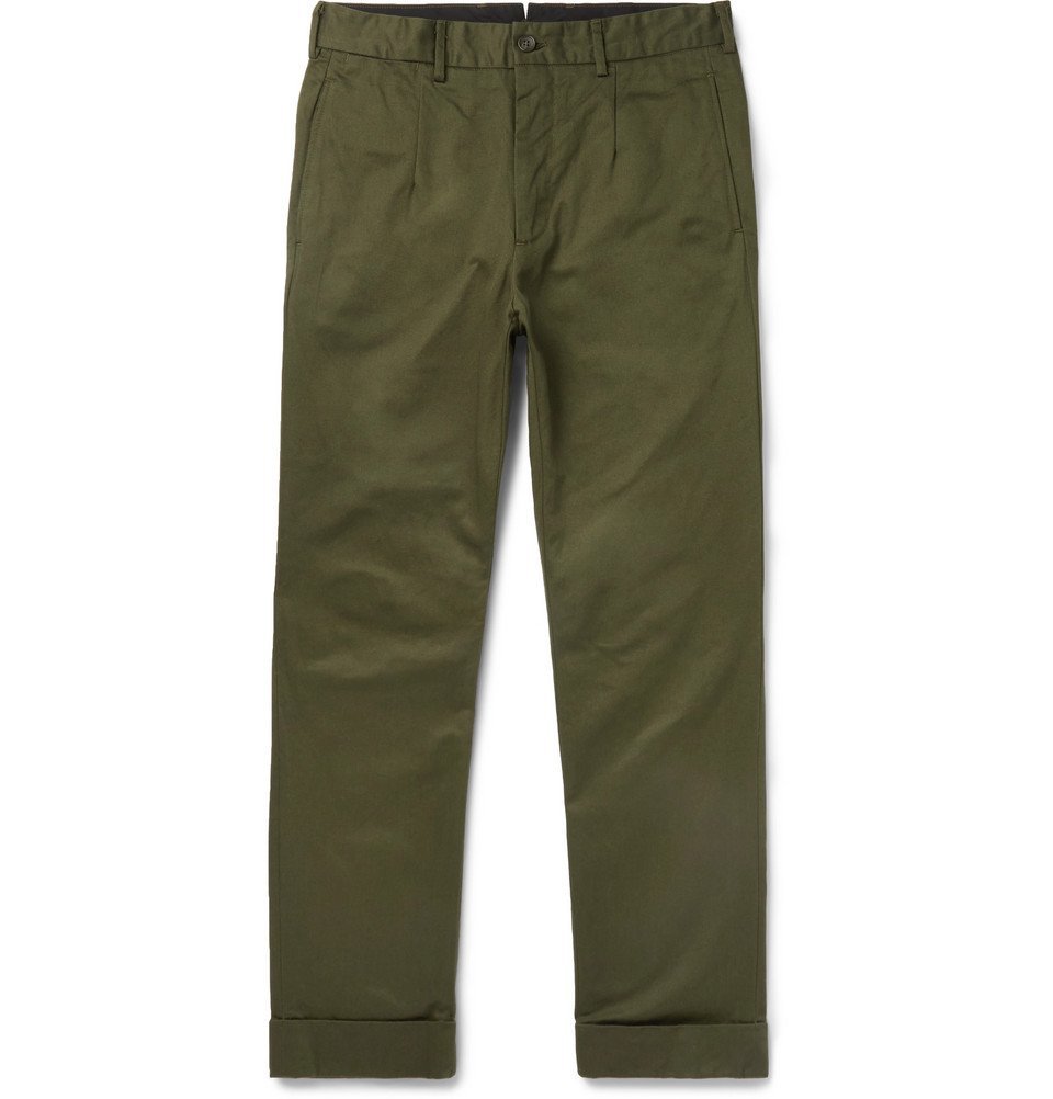 Engineered Garments - Andover Tapered Cotton-Twill Trousers - Men
