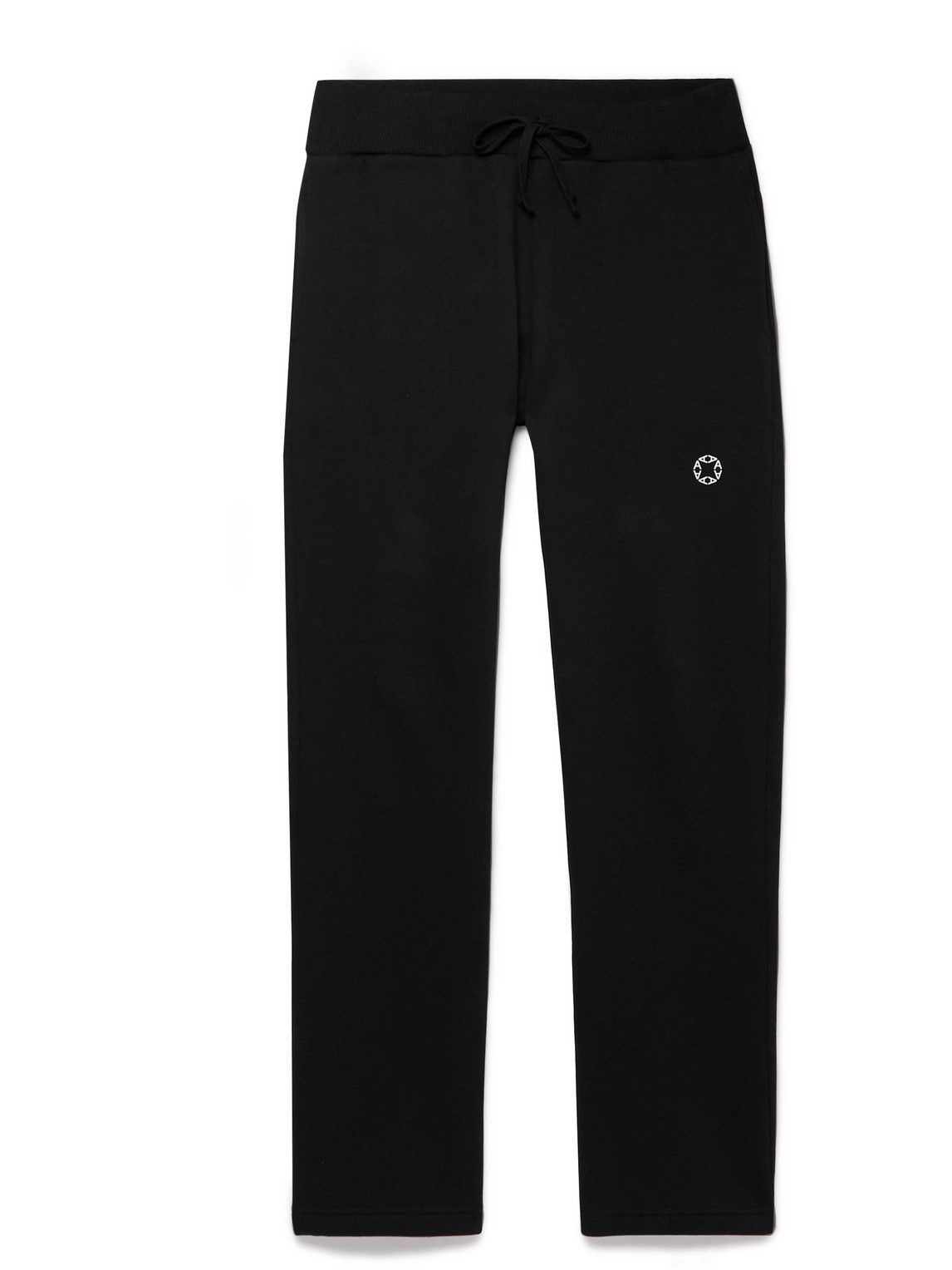 Photo: 1017 ALYX 9SM - Straight-Leg Logo-Print Cotton-Blend Jersey Sweatpants - Black