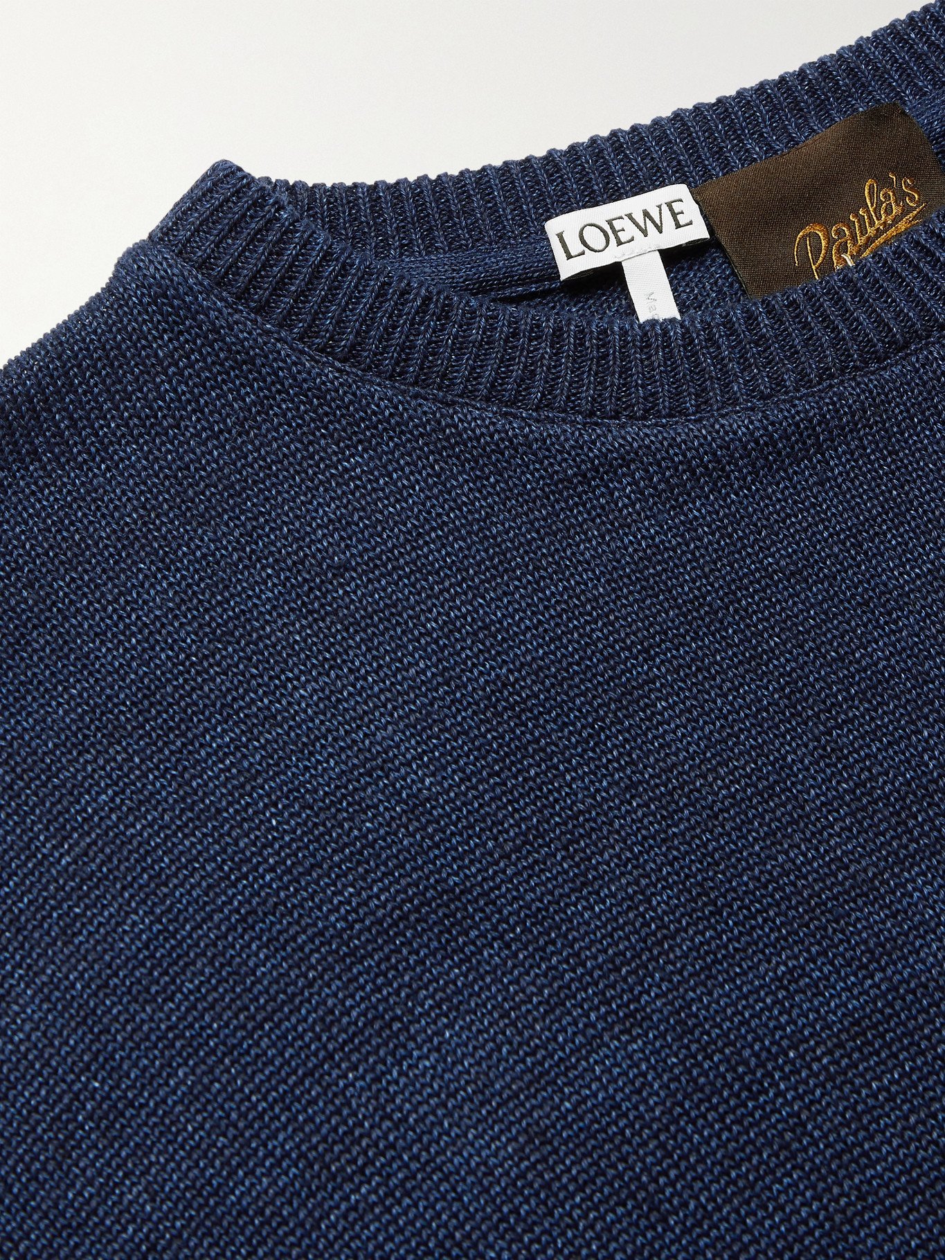 LOEWE - Paula's Ibiza Linen Sweater - Blue Loewe