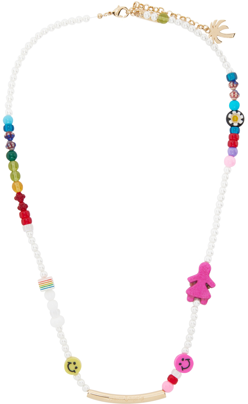 Photo: Palm Angels Multicolor Beaded Necklace