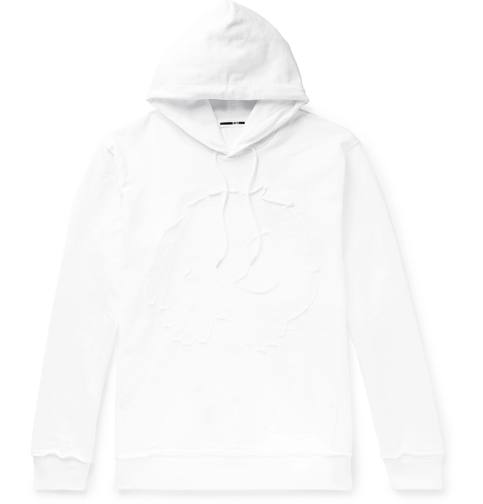 alexander mcqueen hoodie white