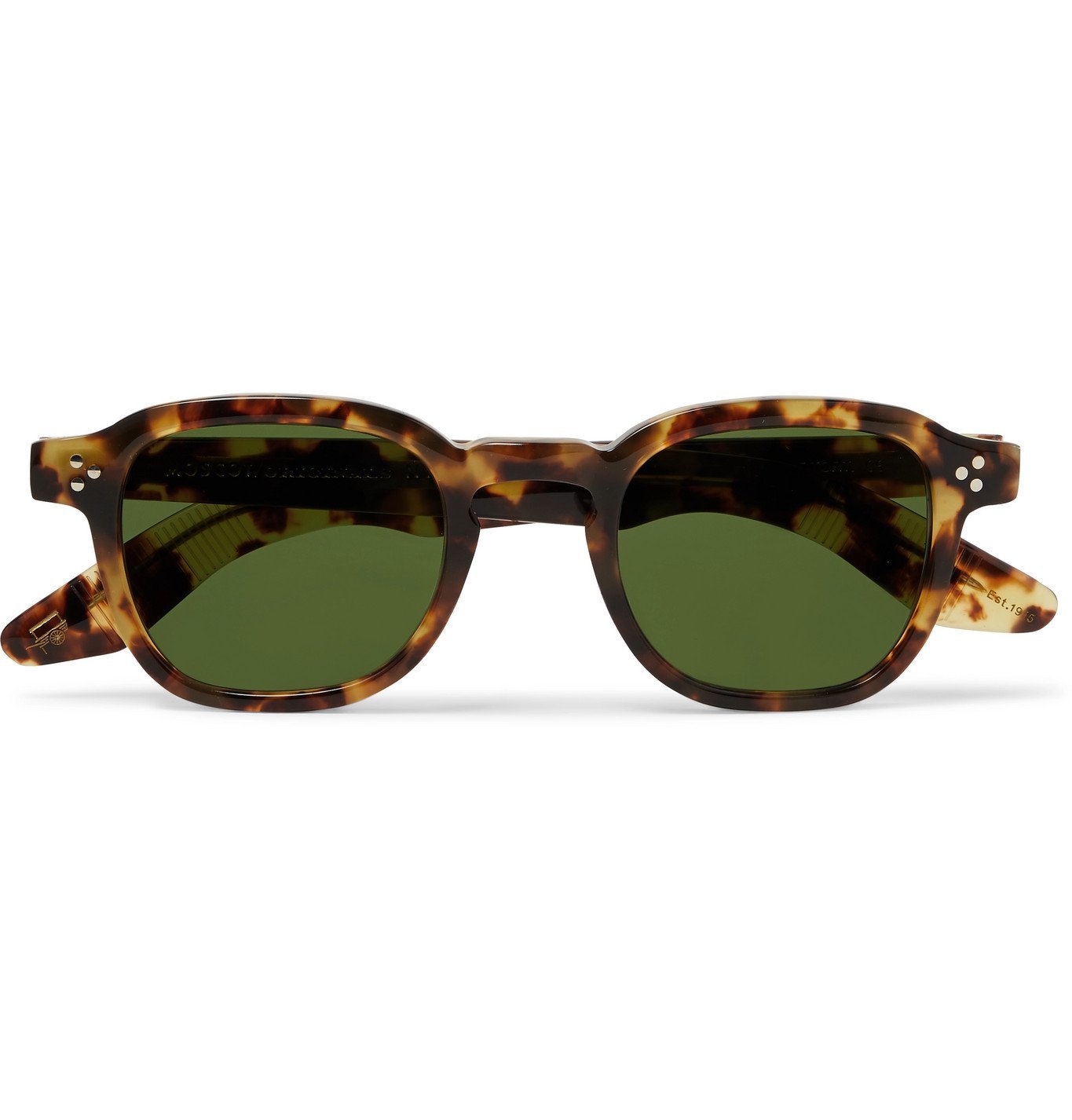 Moscot Momza Sun SquareFrame Acetate Sunglasses Tortoiseshell Moscot