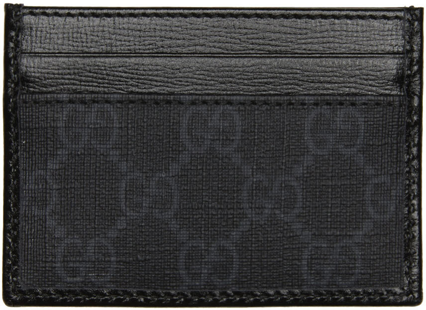 Gucci Black Retro Interlocking G Card 