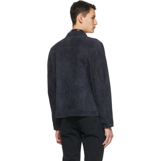 Nudie Jeans Navy Nubuck Dante Jacket 