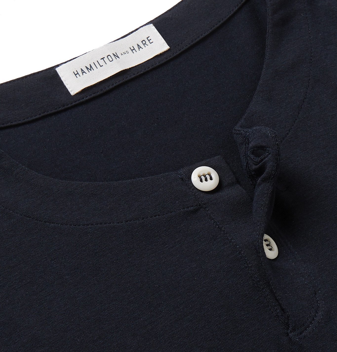 Hamilton and Hare StretchLyocell and CottonBlend Pyjama Set Blue