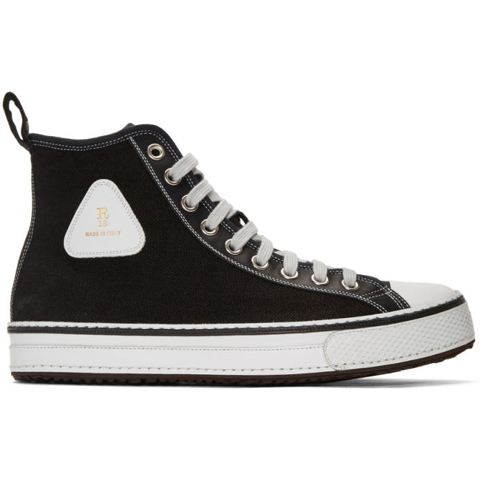 black canvas high tops