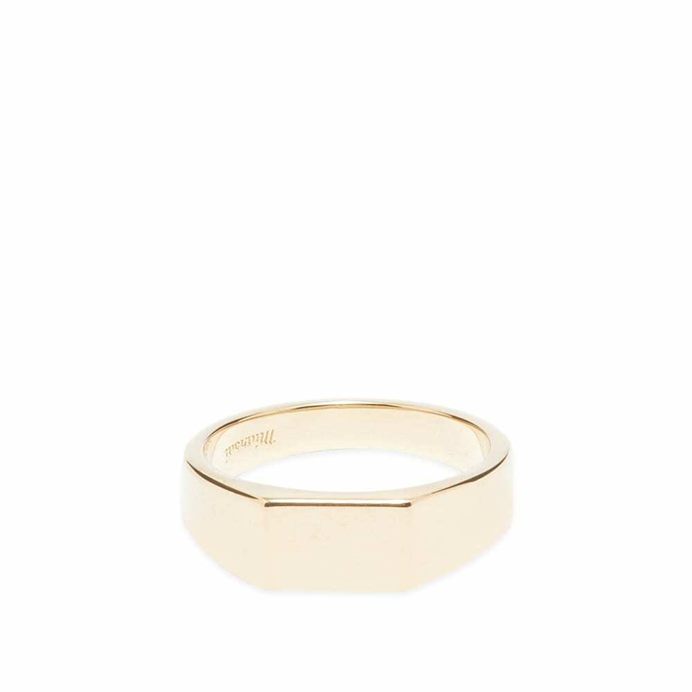 Miansai Men's Geo Signet Ring in Gold Miansai