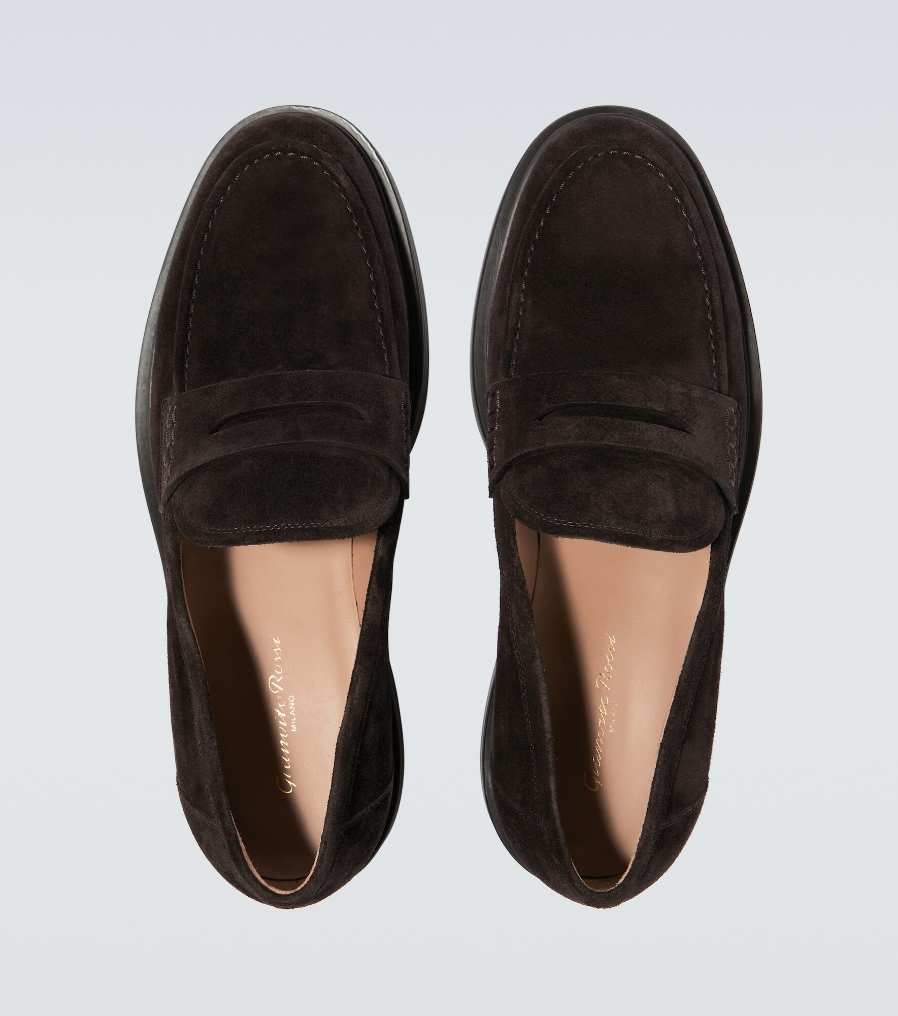 gianvito rossi leather loafers