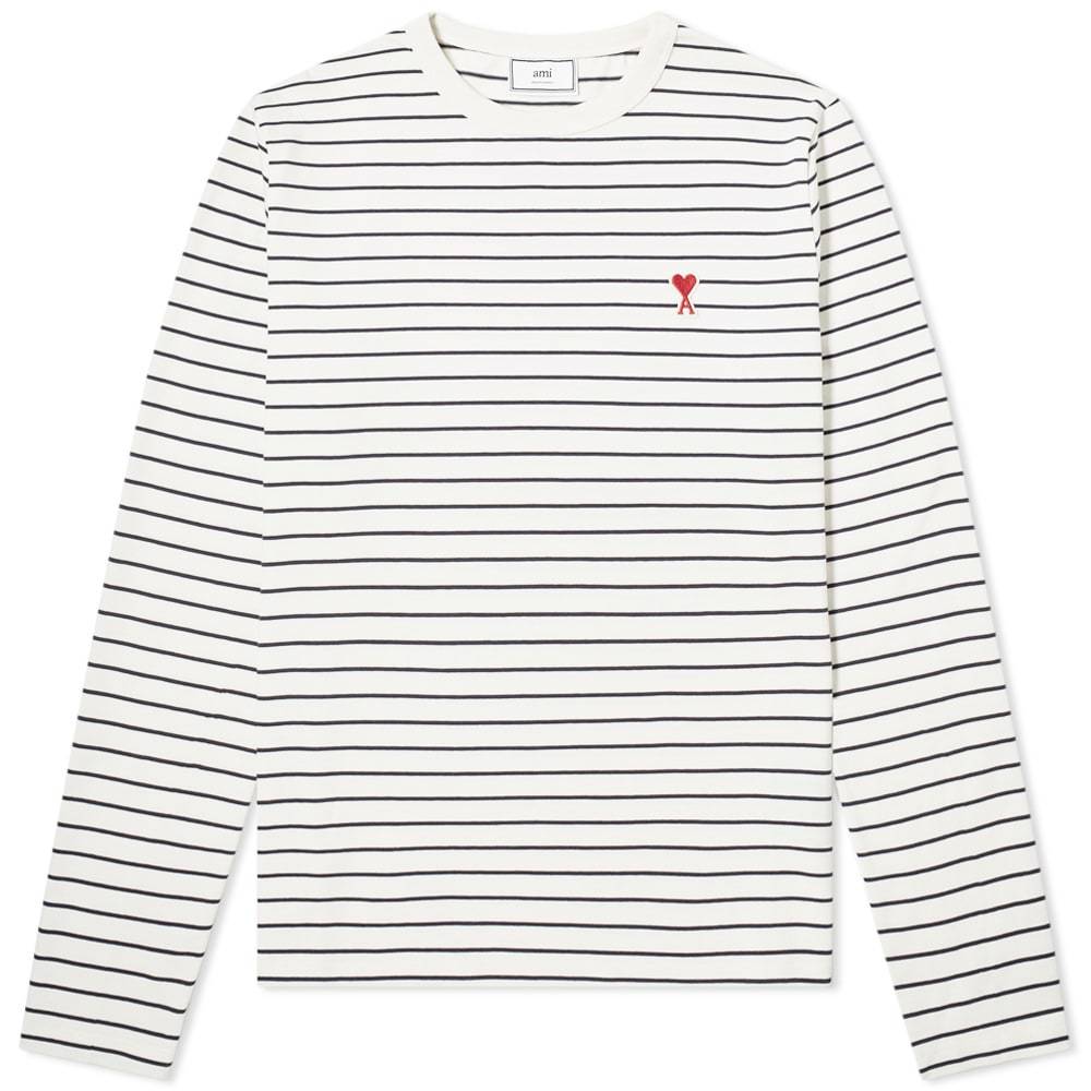 ami long sleeve heart tee