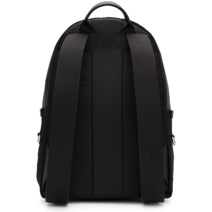 Dolce and Gabbana Black Scuba DGFamily Backpack Dolce & Gabbana