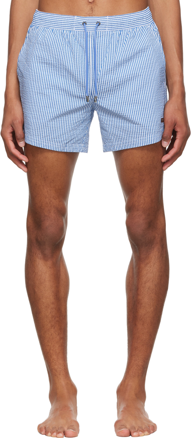 Boss Blue Nylon Swim Shorts BOSS