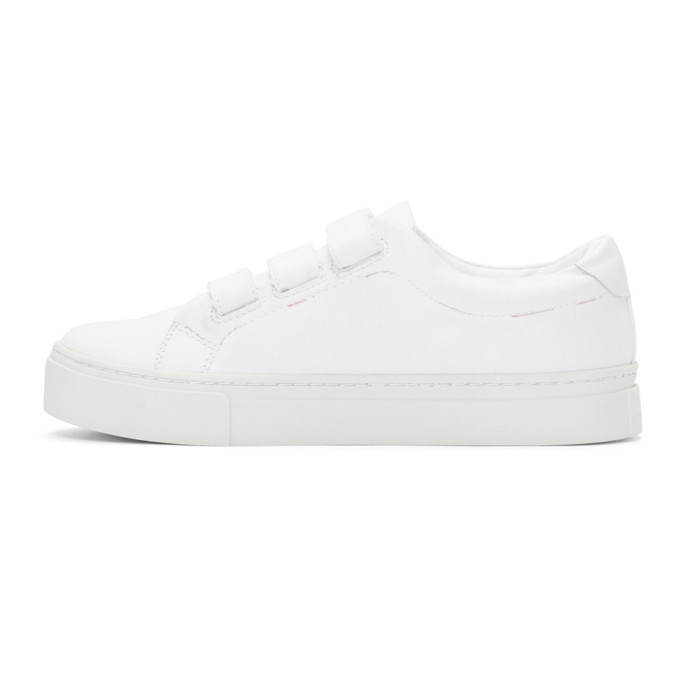 Saturdays NYC White Canvas Vincent Sneakers Saturdays NYC