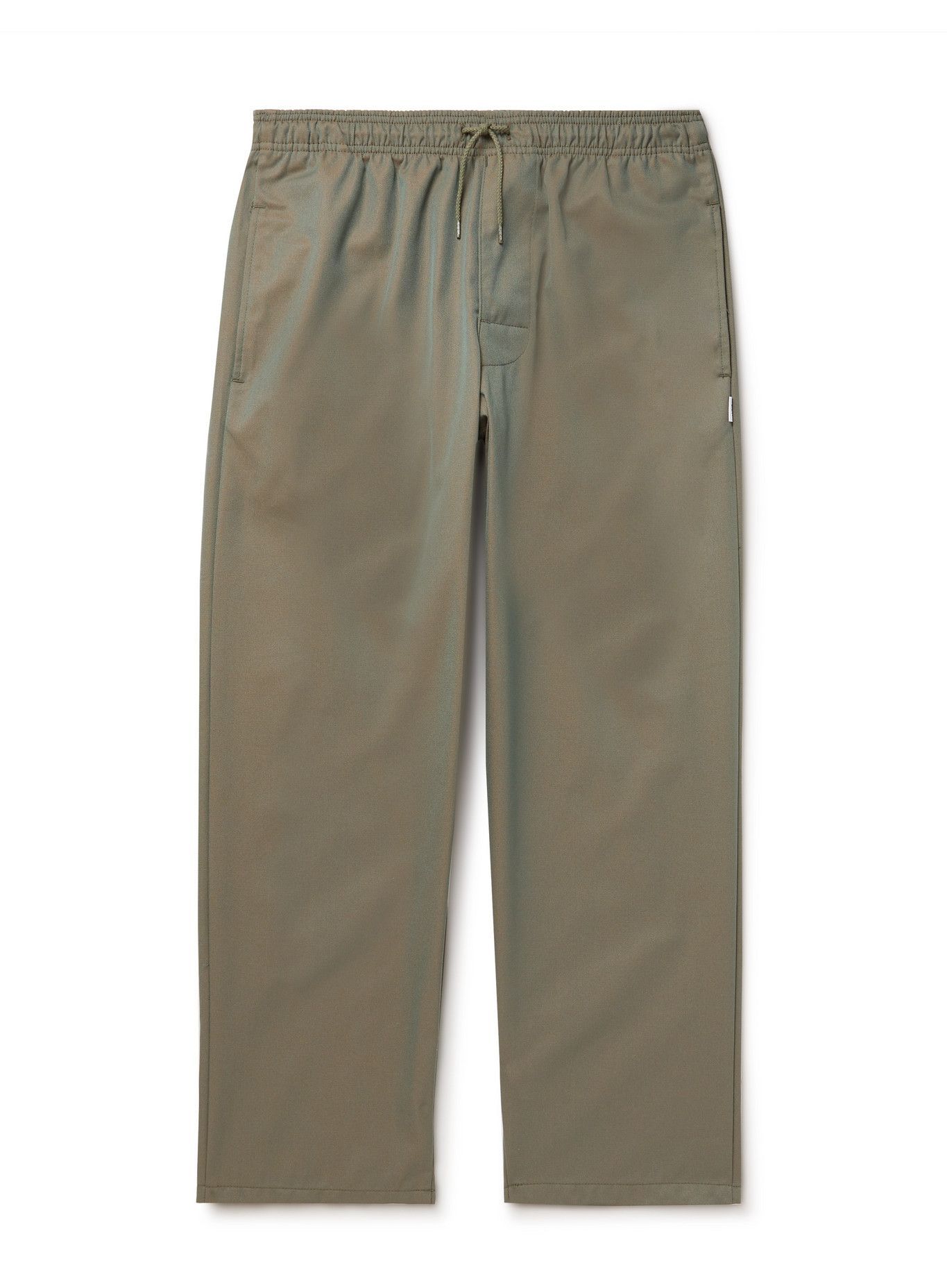 WTAPS - Seagull 02 EcoVero-Blend Twill Drawstring Trousers - Green 