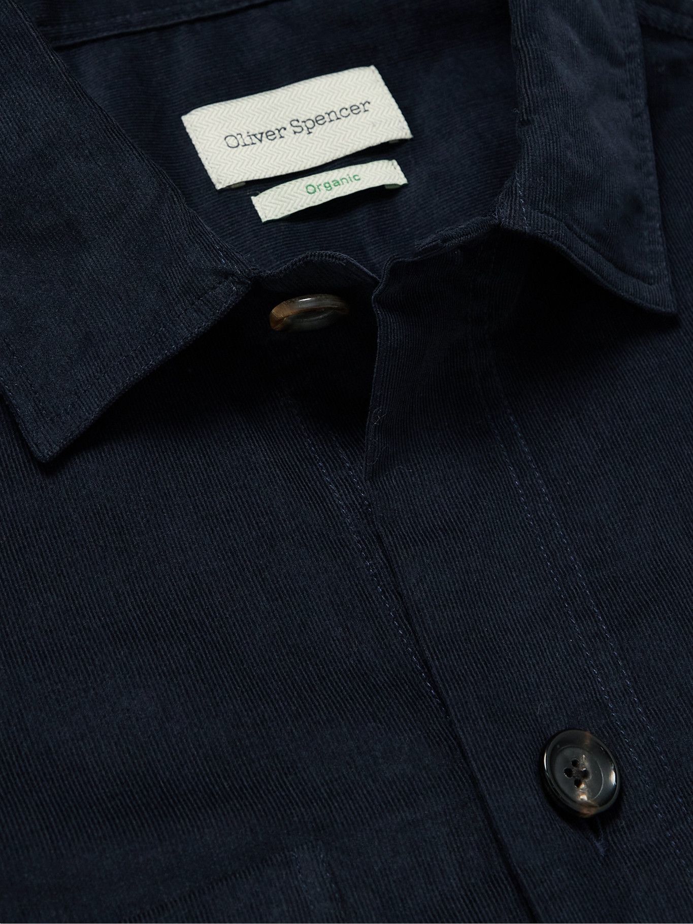 Oliver Spencer - Eltham Organic Cotton-Corduroy Overshirt - Blue