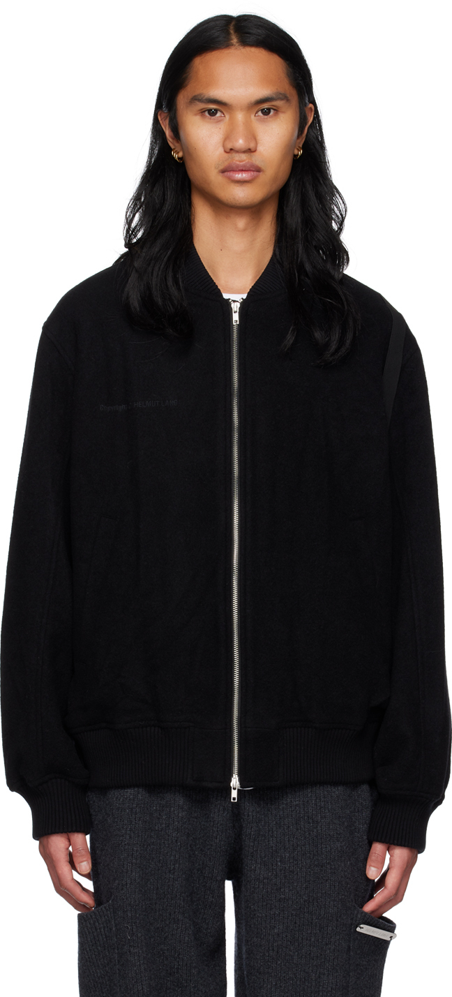 Helmut Lang Black D-Ring Bomber Jacket Helmut Lang