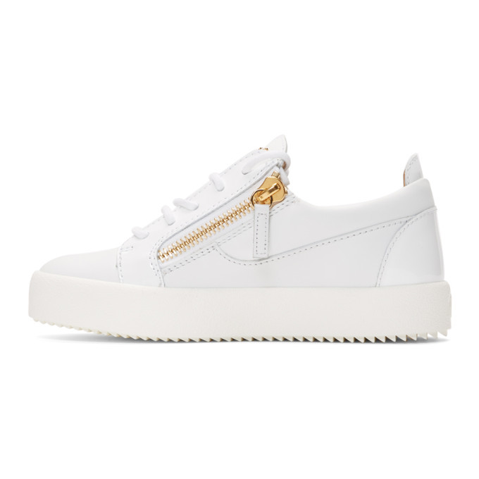 white giuseppe trainers