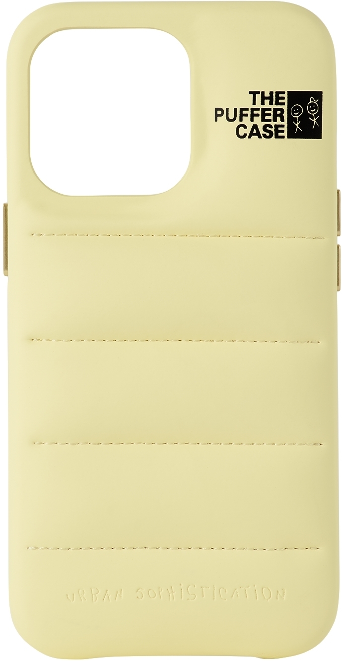 Urban Sophistication Yellow 'The Puffer' iPhone 13 Pro Case