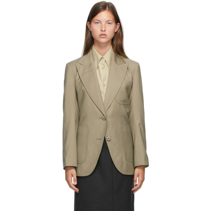 blazer low medium khaki
