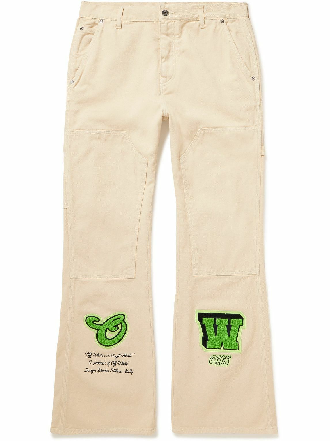 Off-White Multicolor Denim Climber Jeans Off-White