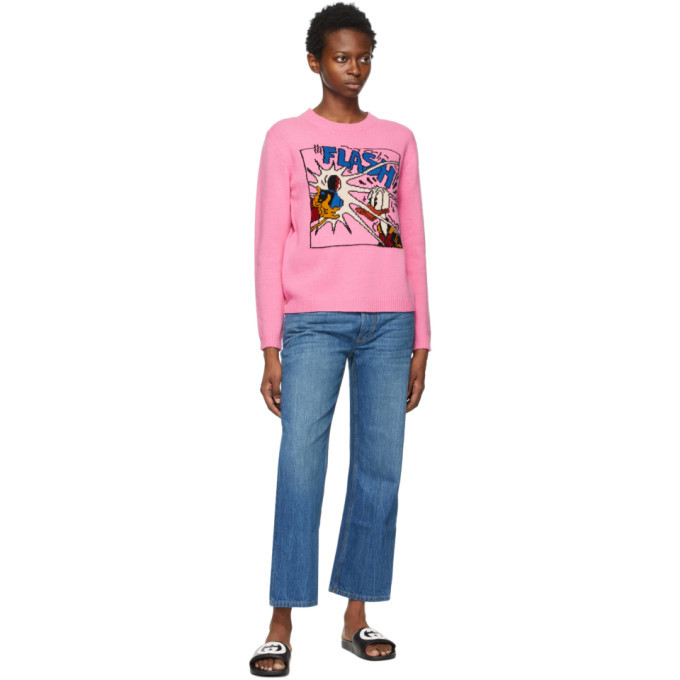 gucci disney pink sweater
