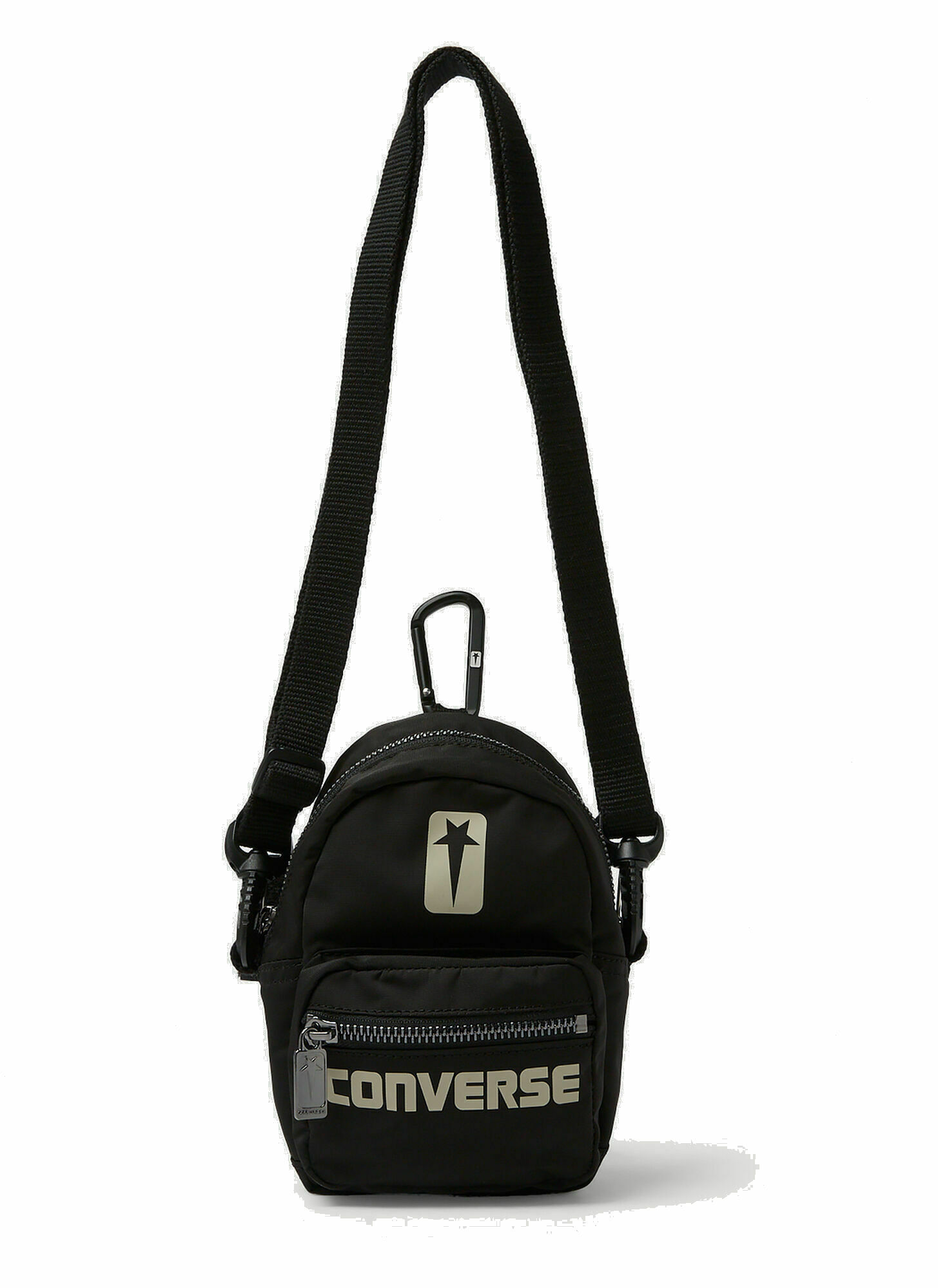 Photo: Mini Backpack Crossbody Bag in Black