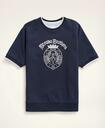 Brooks Brothers Men's Short-Sleeve Graphic Sweatshirt | Navy