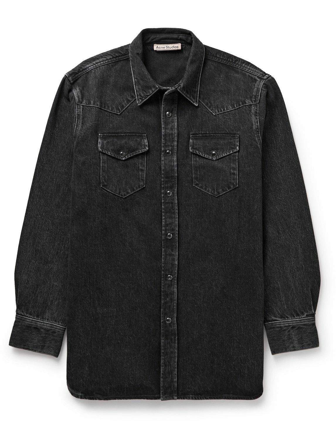 Acne Studios - Karty Denim Overshirt - Black Acne Studios