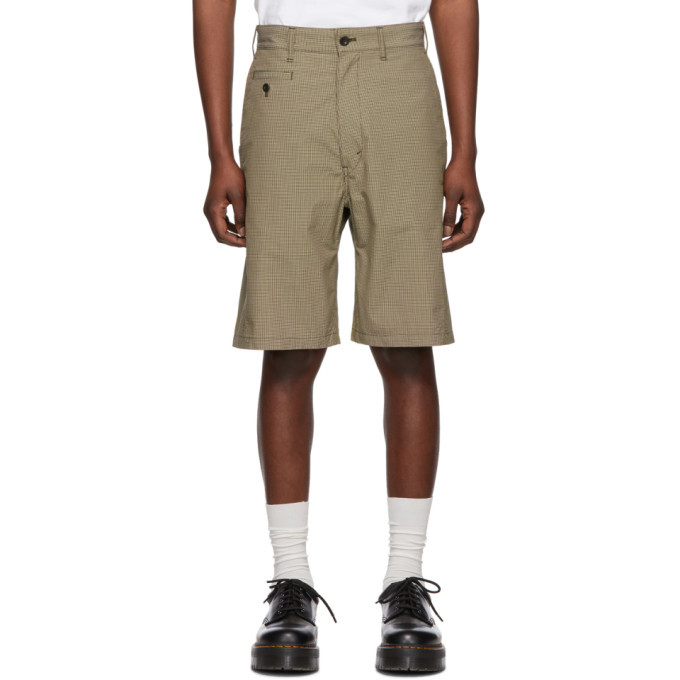 brown cord shorts