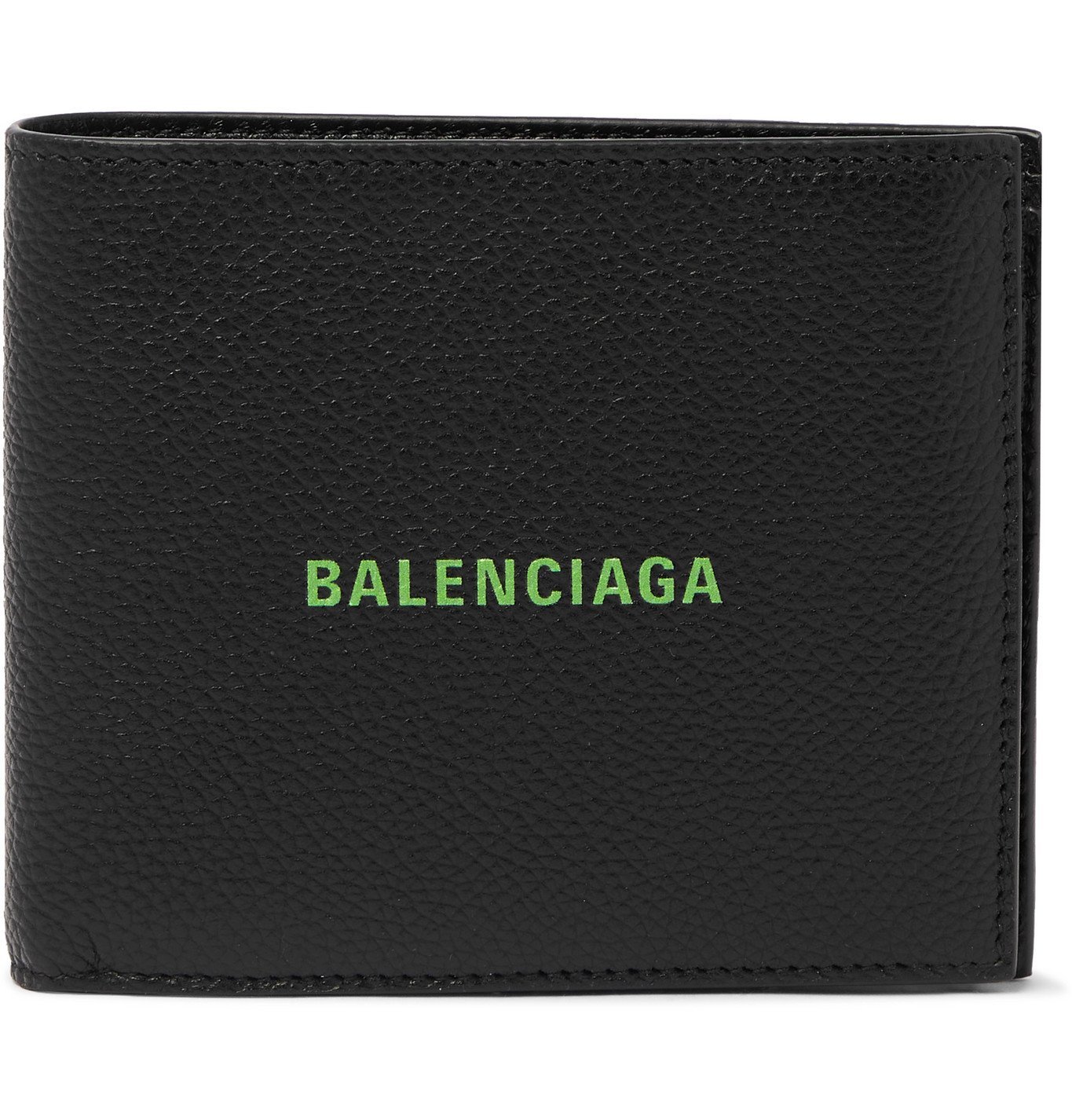 BALENCIAGA デムナ ヴァザリア ロゴ レザー型押し 二つ折り財布 黒値下げ交渉可能✨️