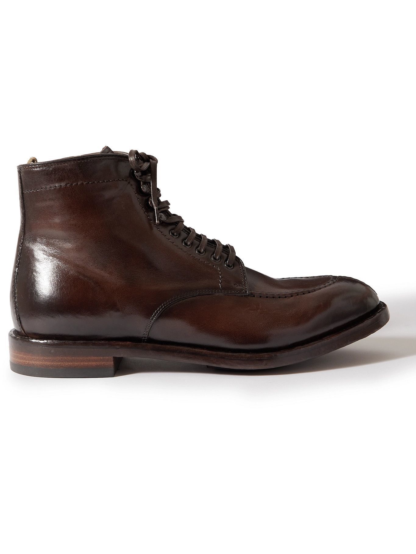OFFICINE CREATIVE - Temple Leather Boots - Brown Officine Creative