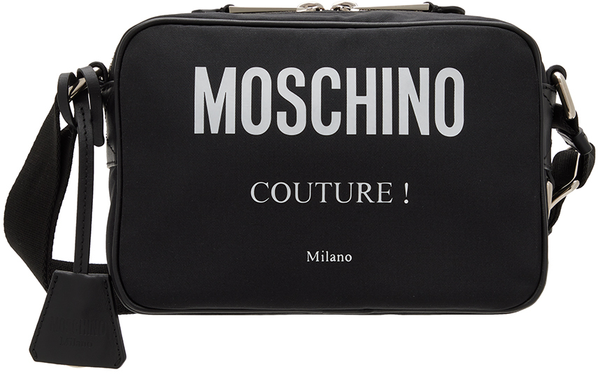 Moschino Black Couture Messenger Bag Moschino