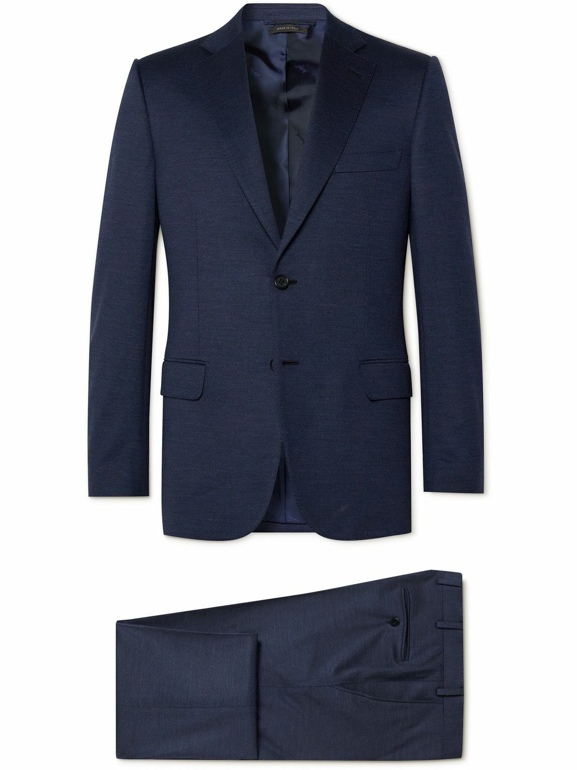 Brioni - Slim-Fit Virgin Wool Suit - Blue Brioni