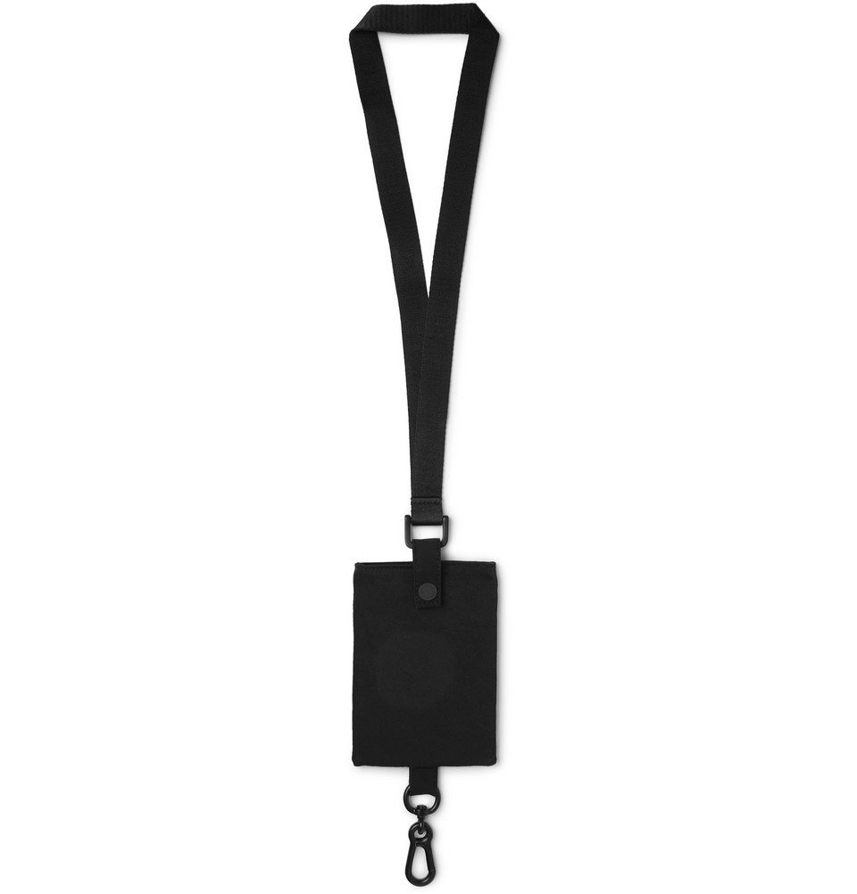 Heron Preston - Shell and PVC Passport Lanyard - Black Heron Preston