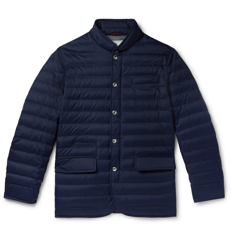 brunello cucinelli padded jacket