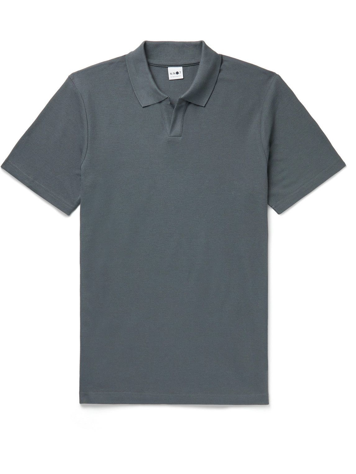 NN07 - Paul Cotton and Modal-Blend Piqué Polo Shirt - Gray NN07
