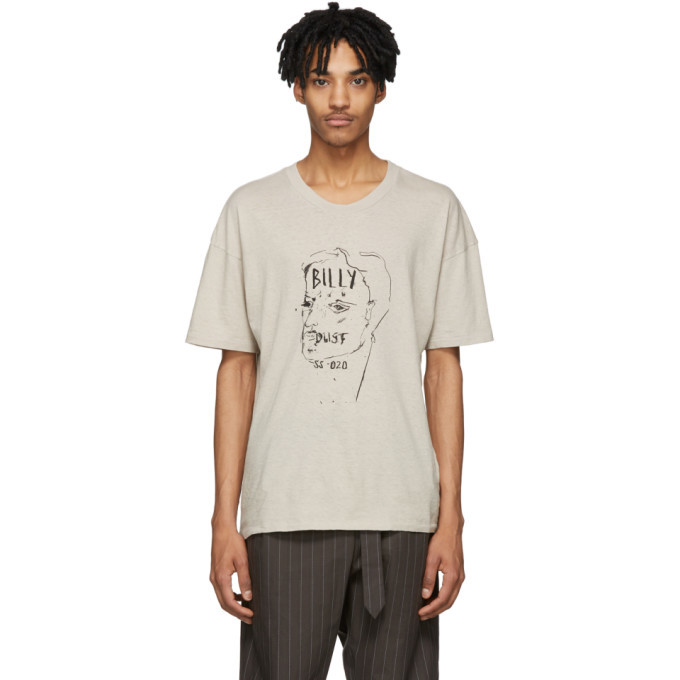 Billy Taupe Eastlake Manline Drawing T-Shirt Billy