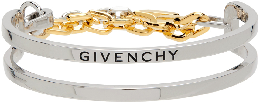 Photo: Givenchy Silver & Gold 'G' Link Mixed Bracelet