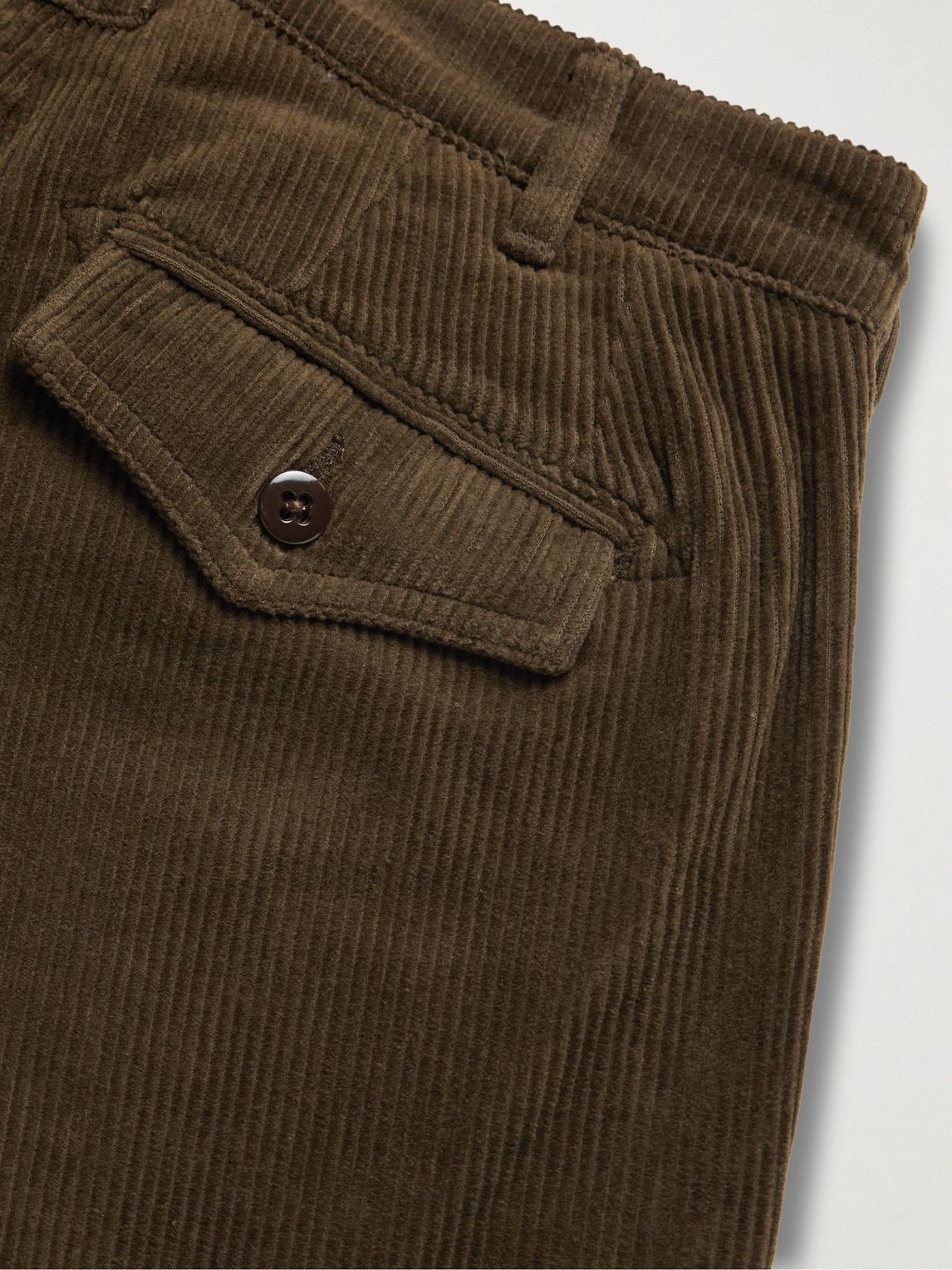 Monitaly - Pleated Cotton-Corduroy 