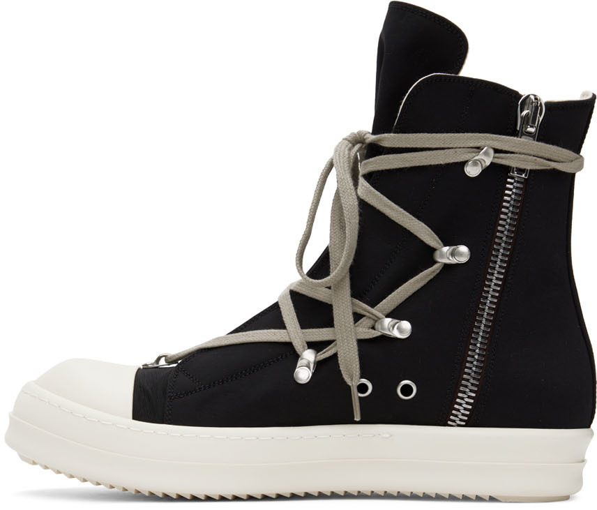 Rick Owens DRKSHDW Hexagon High-Top-Sneakers - Schwarz