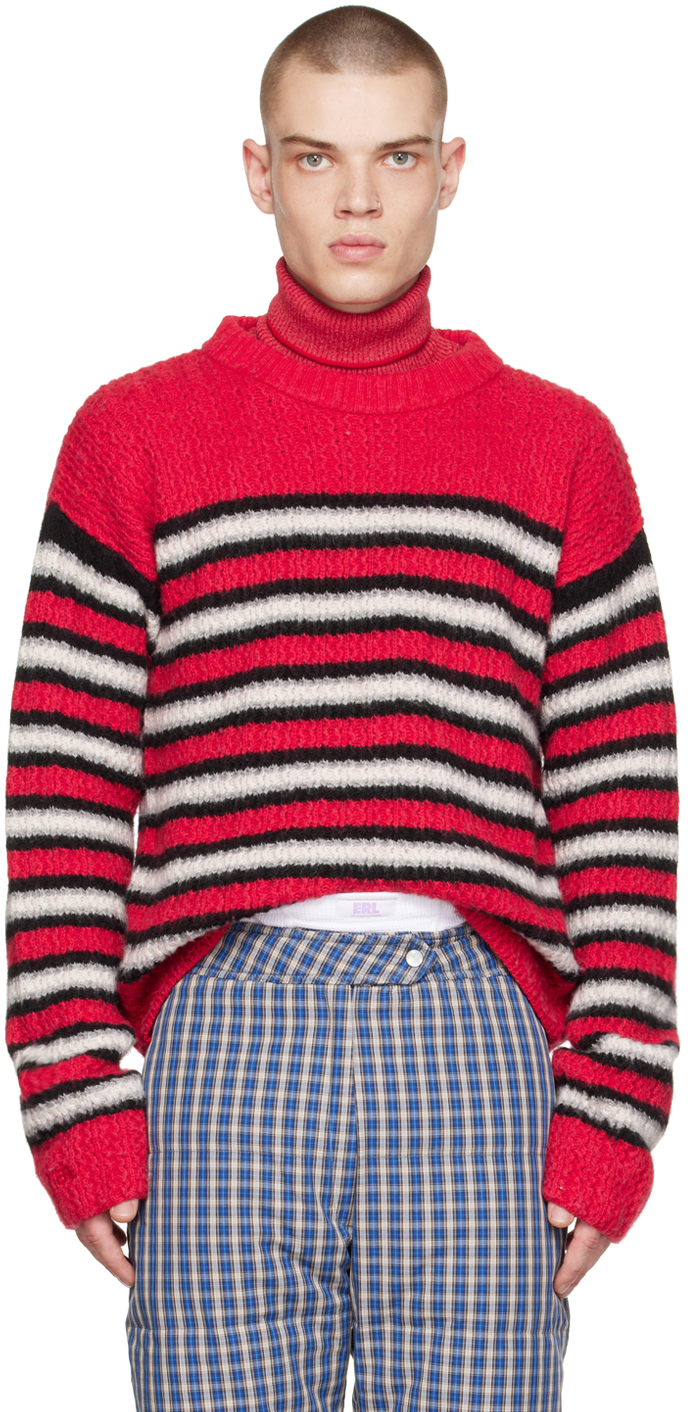 ERL Red Stripes Sweater ERL
