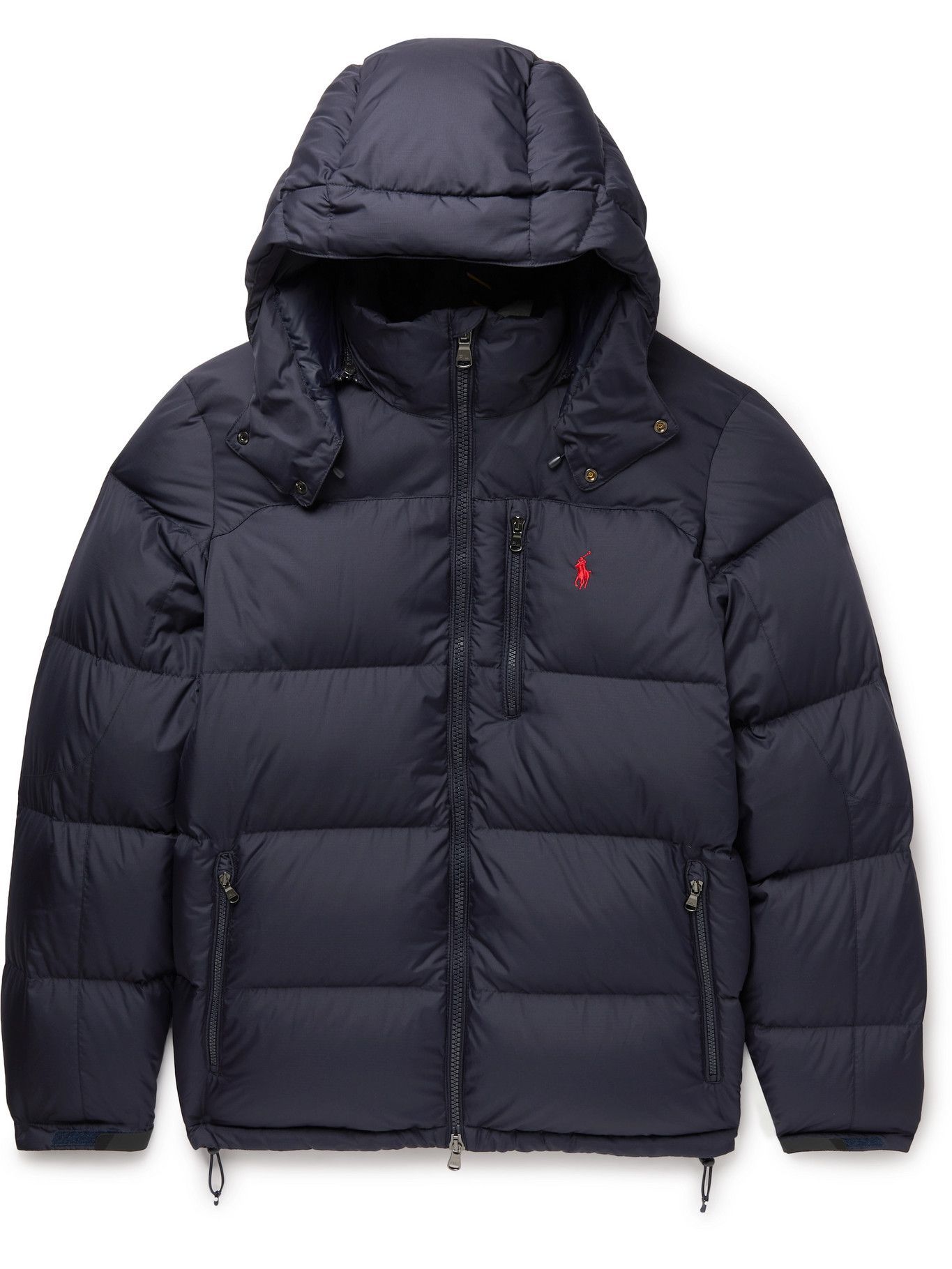 Photo: Polo Ralph Lauren - Quilted Recycled Ripstop Hooded Down Jacket - Blue