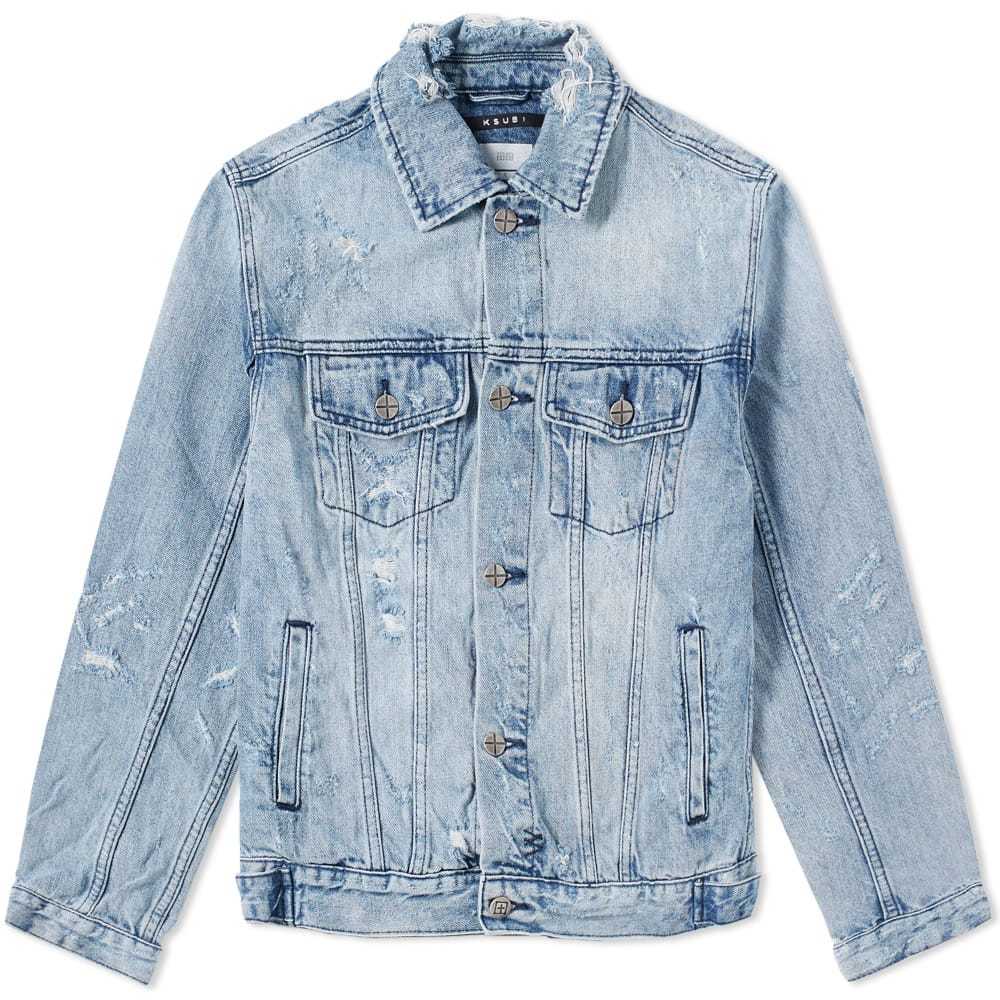 Ksubi Classic Smashed Jacket Blue Ksubi