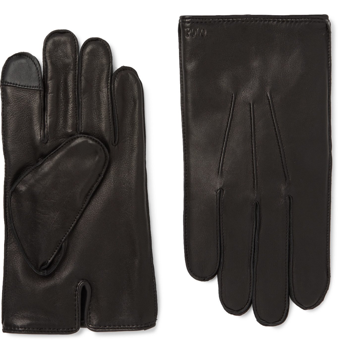 Photo: Polo Ralph Lauren - Leather Gloves - Black