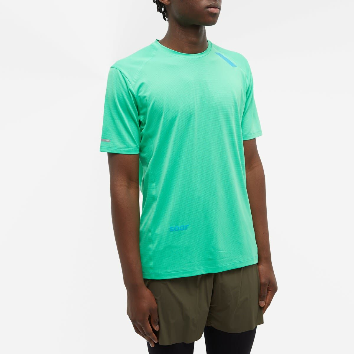 SOAR Men's Tech TShirt in Mint Green Soar Running