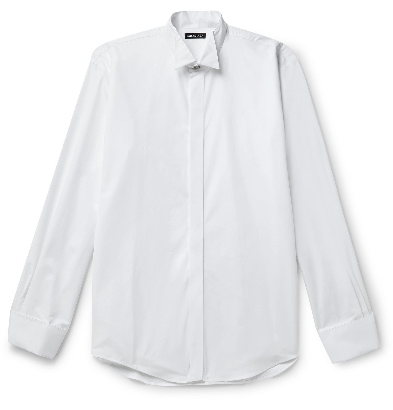 Balenciaga - Cotton-Poplin Tuxedo Shirt - White Balenciaga