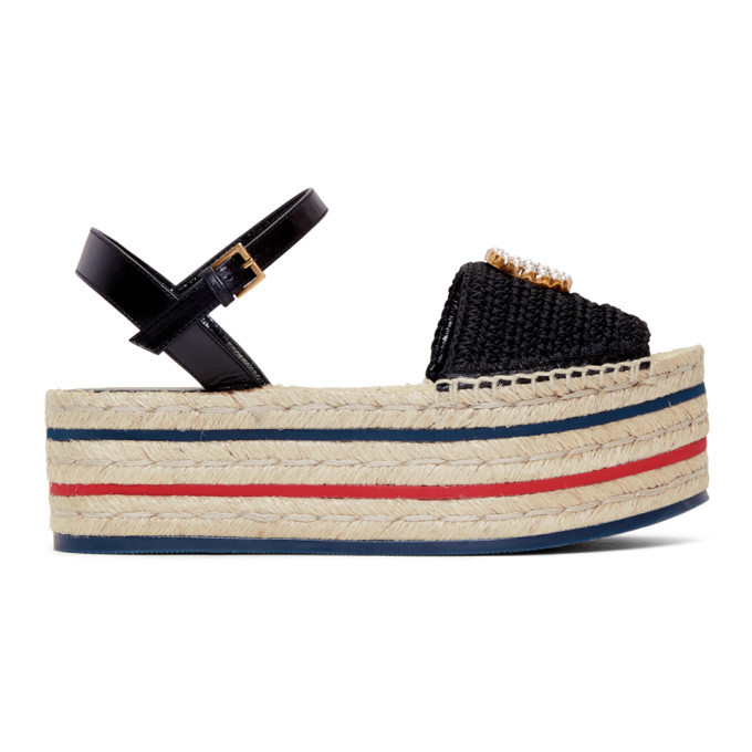 gucci raffia sandals