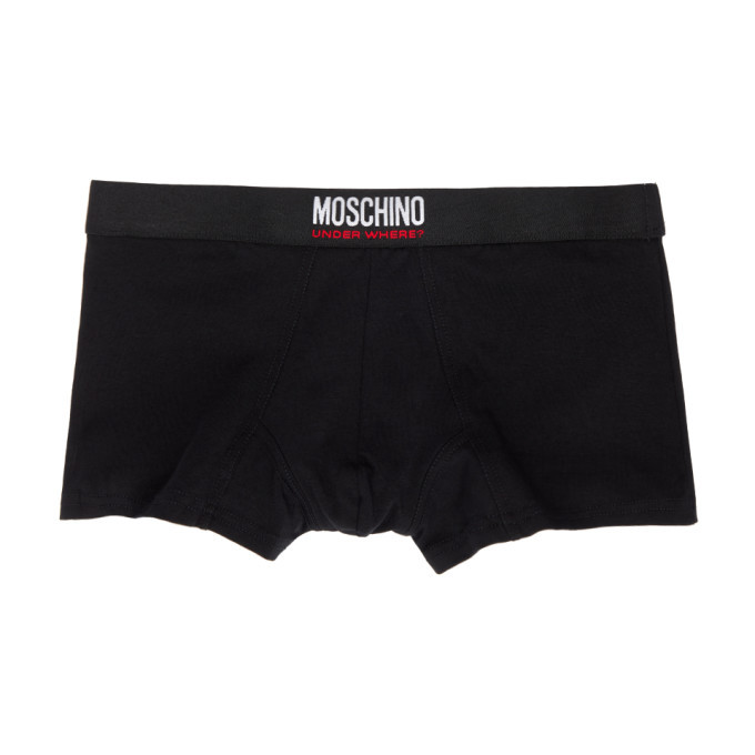 Moschino Black Logo Boxers Moschino